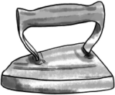 Old fashioned iron