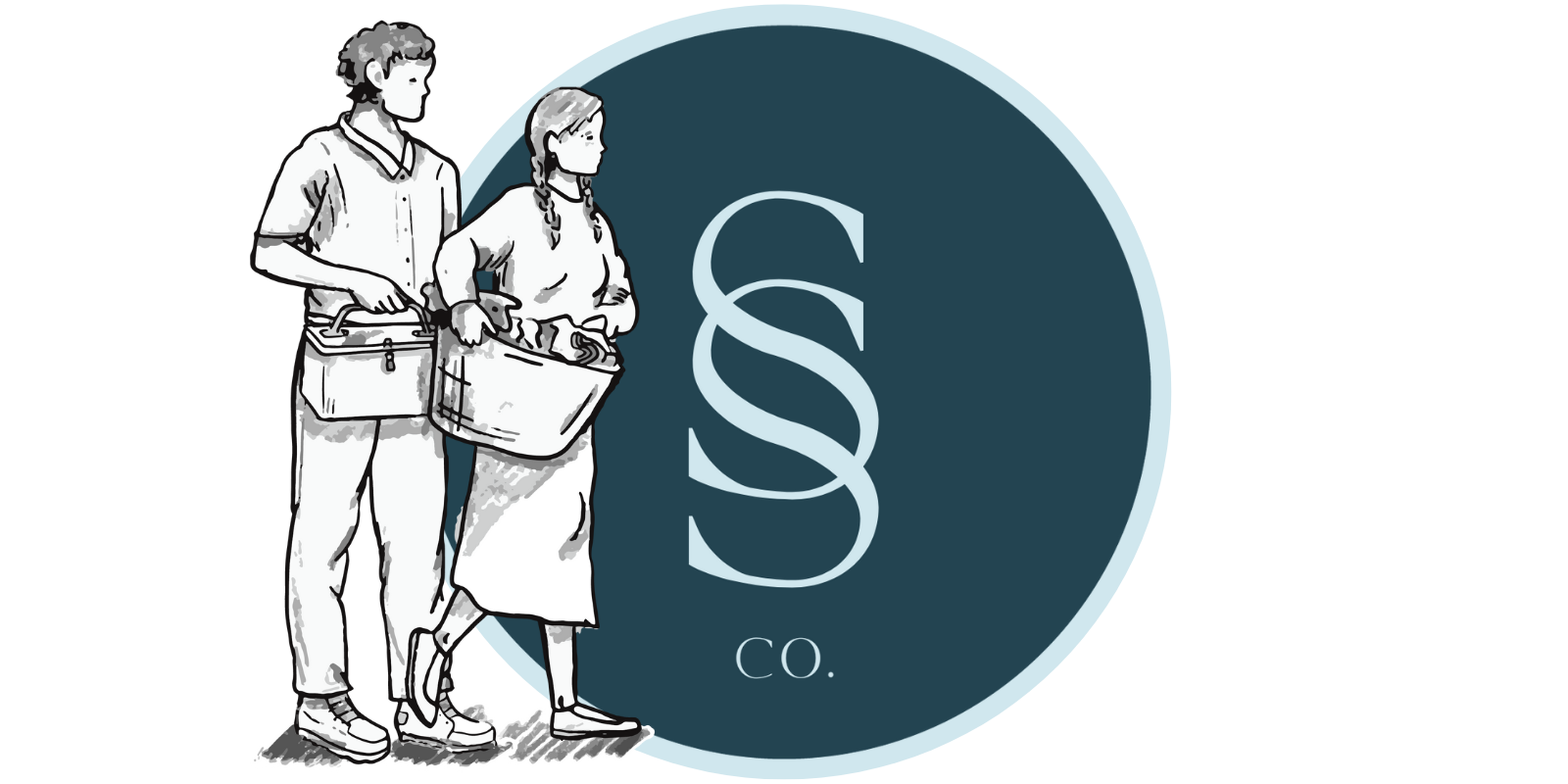 Couple supporting household