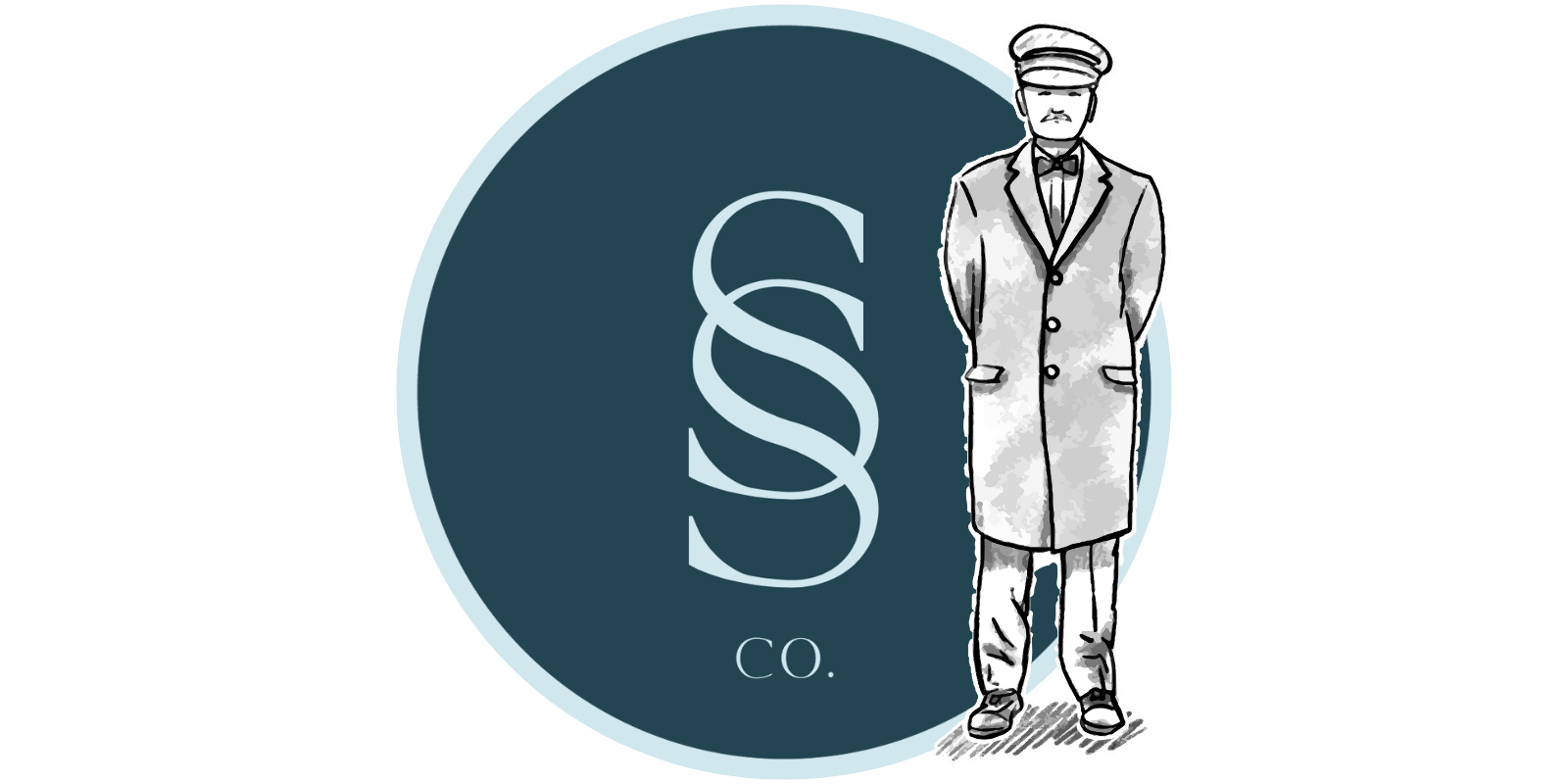 Seaside staffing logo with doorman