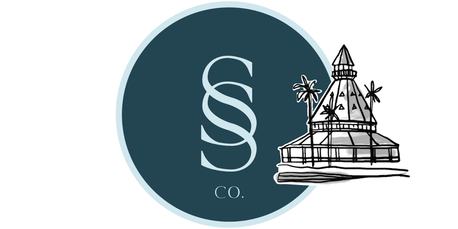 Seaside staffing logo with the iconic San Diego logo